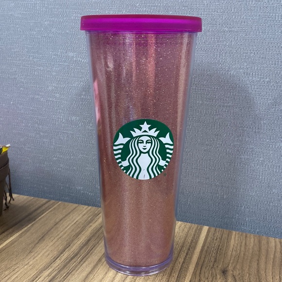 Starbucks Other - Starbucks rose gold glitter venti tumbler
